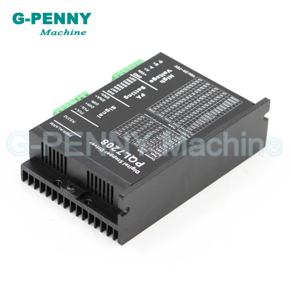 Новое поступление! NEMA23 NEMA34 шаговый двигатель драйвер PQL7208 0-7.2A 24~ 75vDC вместо MA860H для шагового двигателя драйвер ЧПУ машина