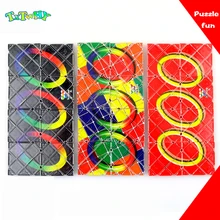 Куб головоломка Lingao 8 панелей Волшебная Складная головоломка кубики профессиональные магические кубики классические обучающие игрушки для детей