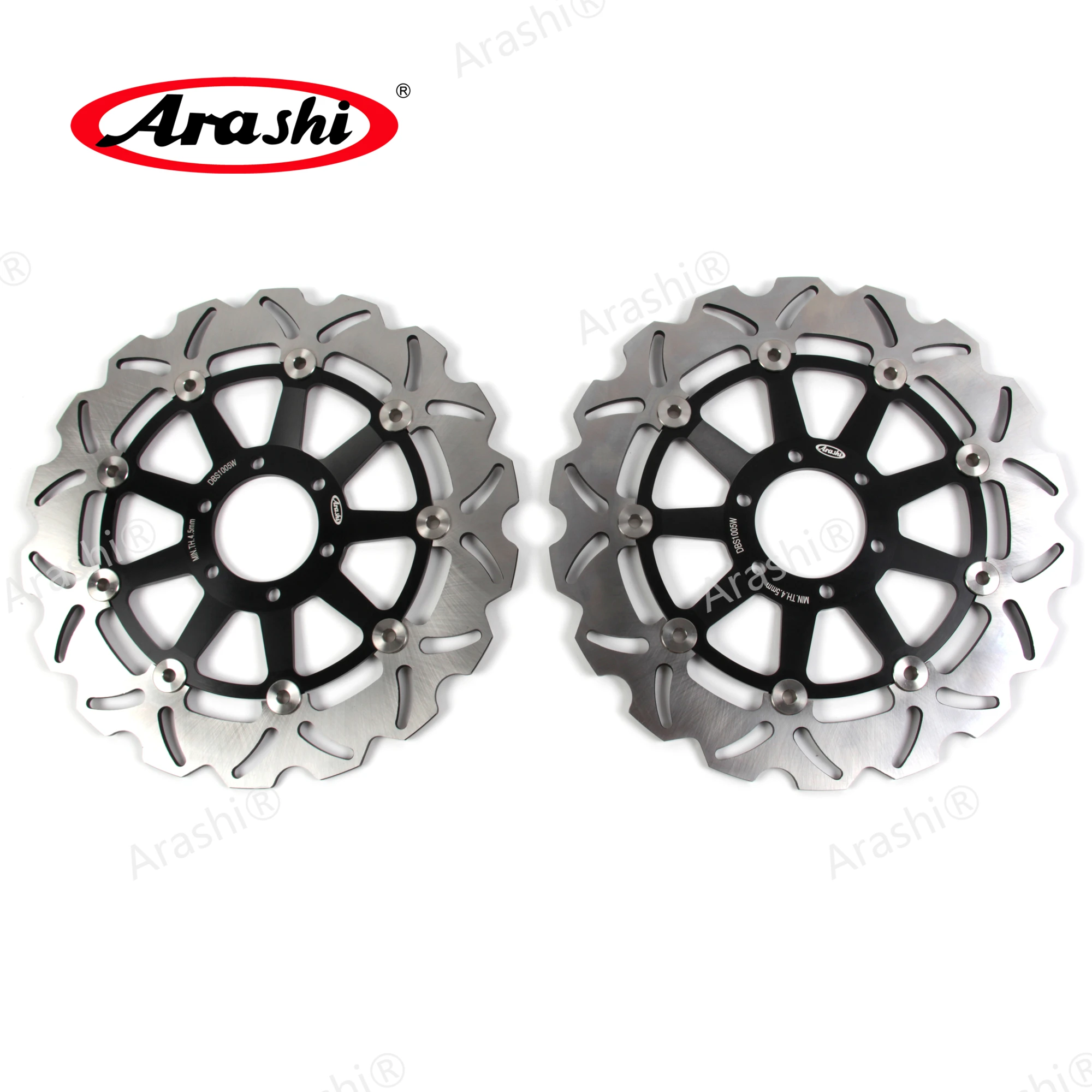 

ARASHI CNC Front Brake Rotors Disc For YAMAHA FZ GENESIS 750 1989-1992 / TDM 850 1991-2001 / TRX 850 1995-2000 / FJ 1200 88-93