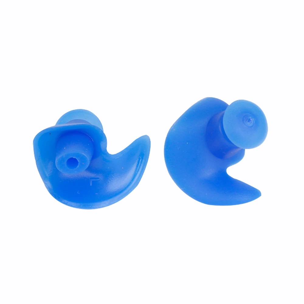 1 Pair Soft Swimming Ear Plugs Adult Silicone Waterproof Dust-Proof Spiral Earplugs Diving Water Sports Swimming Accessories