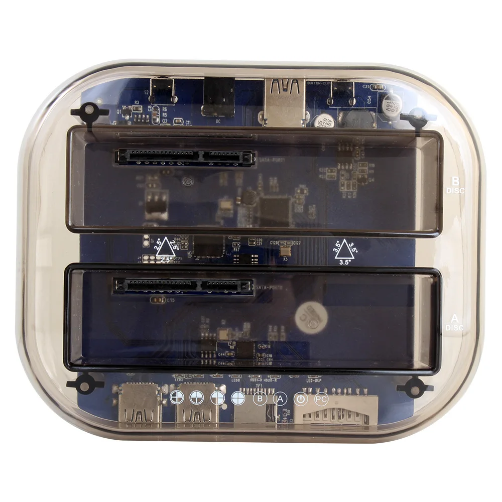 2,5/3,5 дюйма SATA SSD/HDD USB 3,0 6 Гбит/с Интерфейс жесткий диск коробка клонирование диска жесткий диск Док-станция USB3.0 2,0 концентратор