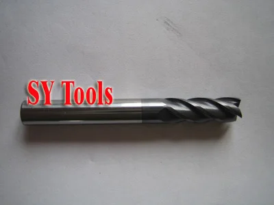 

6mm Four Flutes Spiral Bit Milling Tools Carbide CNC Endmill Router bits hrc60