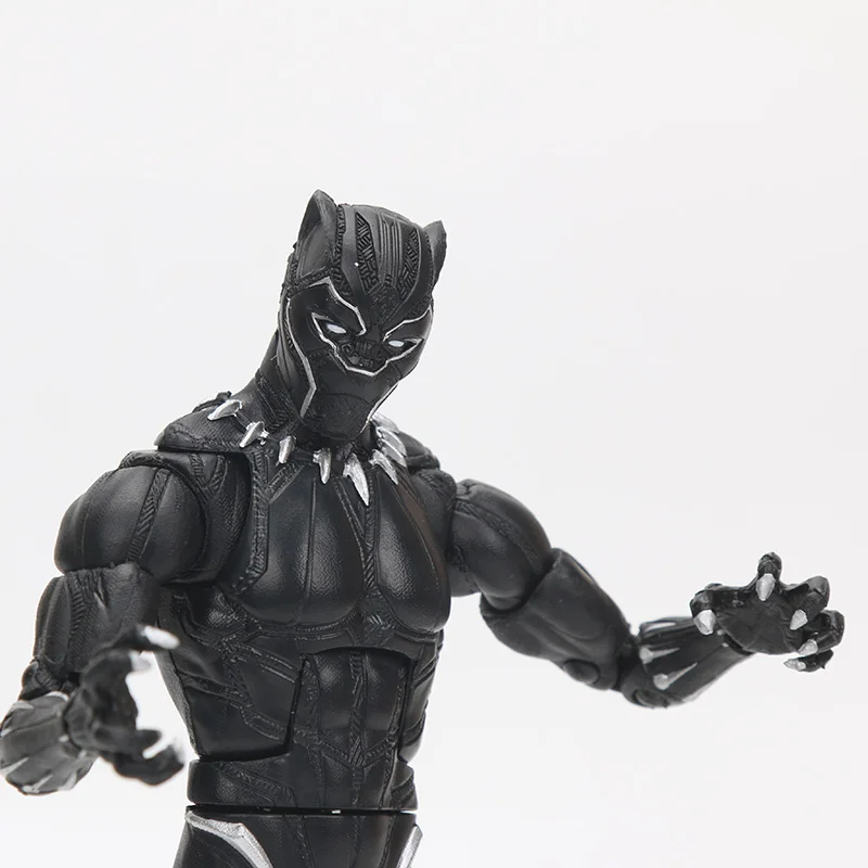 2018 Marvel Toys Black Panther PVC Action Figure the Avengers Iron Man NAKIA BOLT Sub-Mariner Figures Collection Model Dolls Toy