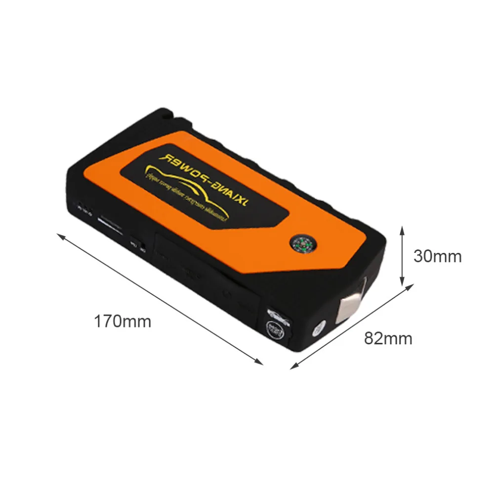 new 12V 136000mah Multi-Function 1set Car Charger Battery Jump Starter 4USB LED Light Auto Emergency Mobile Power Bank Tool Kit