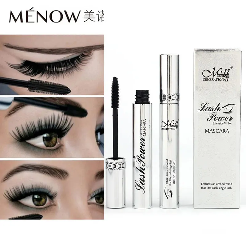 Brand Makeup Curling Waterproof Mascara 3d Fiber Quick Dry Lashes Eyelashes Lengthening