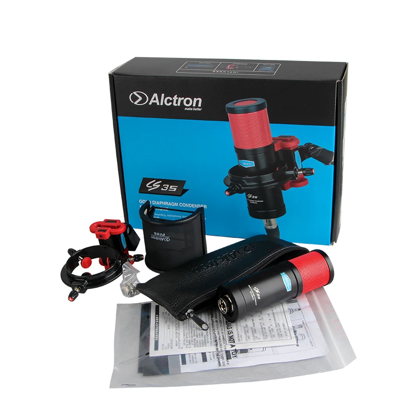 Конденсаторный микрофон Alctron CS35 используемый для сцены студийной