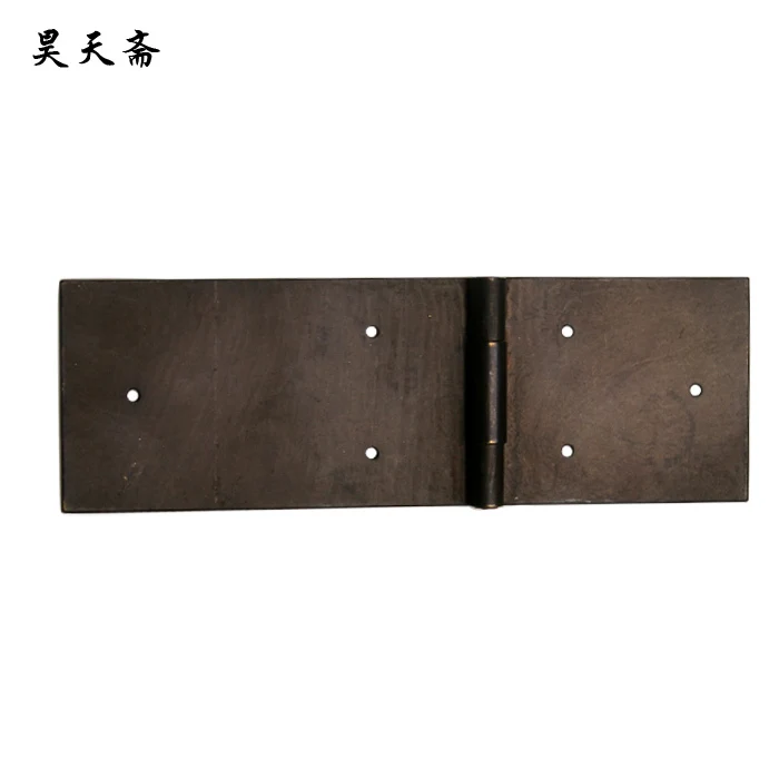 

[Haotian vegetarian] Chinese antique wooden furniture door hinge copper hinge (hinge) HTF-032