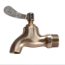 Латунь щеткой для Быстрого Открывания кран, Швабра бассейн винтажный кран