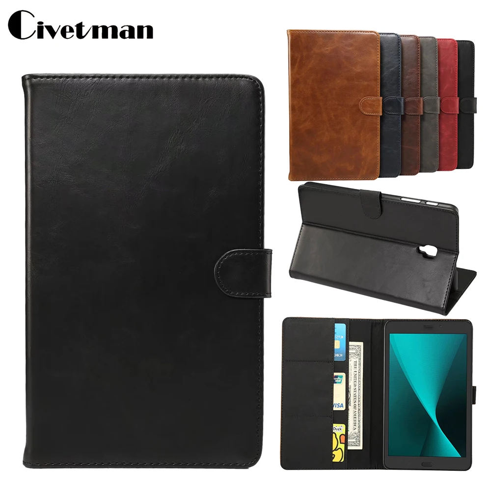 

For Samsung Galaxy T380 T385 Case Luxury PU Magnet Smart Sleep Wake Up Back Cover For Samsung Galaxy Tab A 8.0 2017 T380 T385