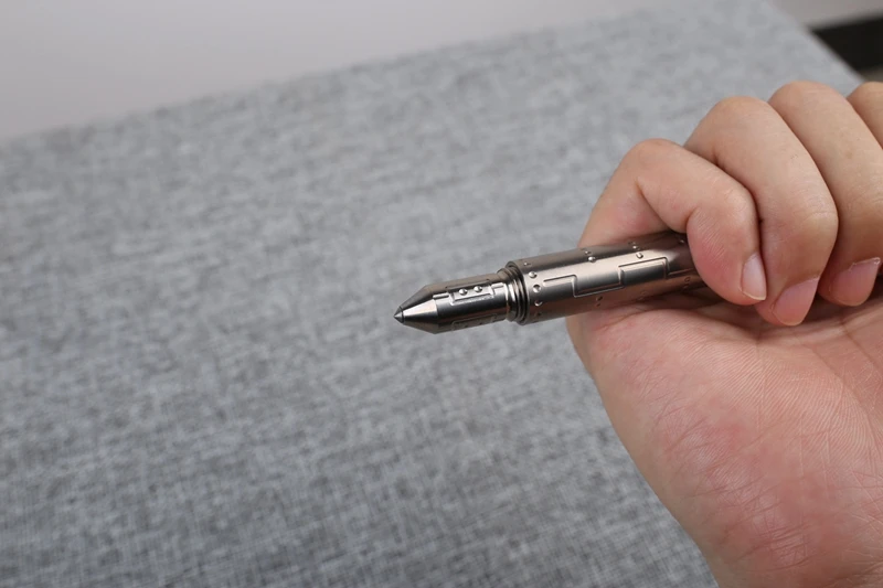 Для повседневного использования, Титан сплав Самозащита, выживание безопасность тактическая ручка карандаш с записи
