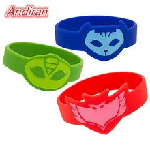 Andiran One PJ Cartoon Masks Wristban Characters Catboy Owlette Gekko Cloak Masks Action Figure Children s