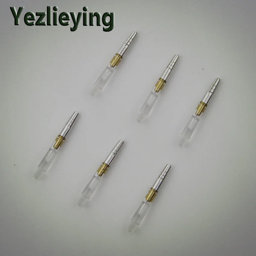 

New Dart Accessory Transparent dart shaft 6 Pieces Nice Dart Shafts for Steel Soft Dart can be rotated
