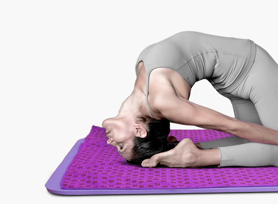 183cm*61cm 72''x24'' Non Slip Yoga Mat Cover Towel Blanket with Free Bag Sport Fitness Exercise Pilates Workout Anti Skid