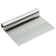 SDFC скребок из нержавеющей стали для теста, резак для пиццы, кондитерский сепаратор для хлеба, нож для накипи(11,4x15x2,5 см