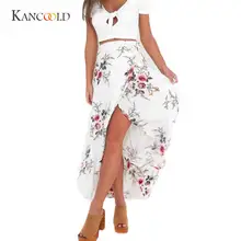 KANCOOLD/женские юбки, сексуальные юбки для девочек, асимметричная юбка с завышенной талией, облегающие вечерние юбки с принтом, Однотонная юбка MAR2