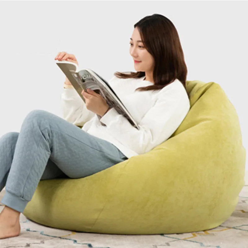 

Lazy Sofa Cover High Quality Flannelette Solid Color Drawing Room Bedroom Modern Lovely Leisure Reading Chair High Quality
