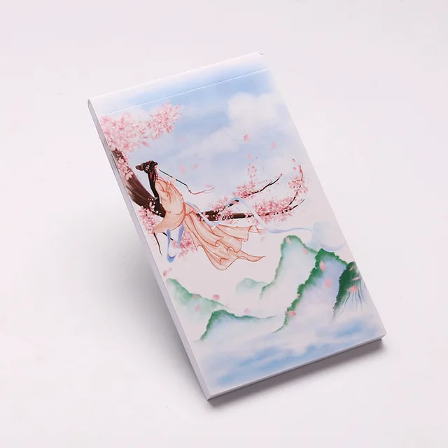 Chinese style ancient memo pads sticky note can torn off notepad mini