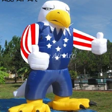 Реклама красивый гигантский надувной Орел Реплика с флагом США надувной Орел Птица модель для adrvertising