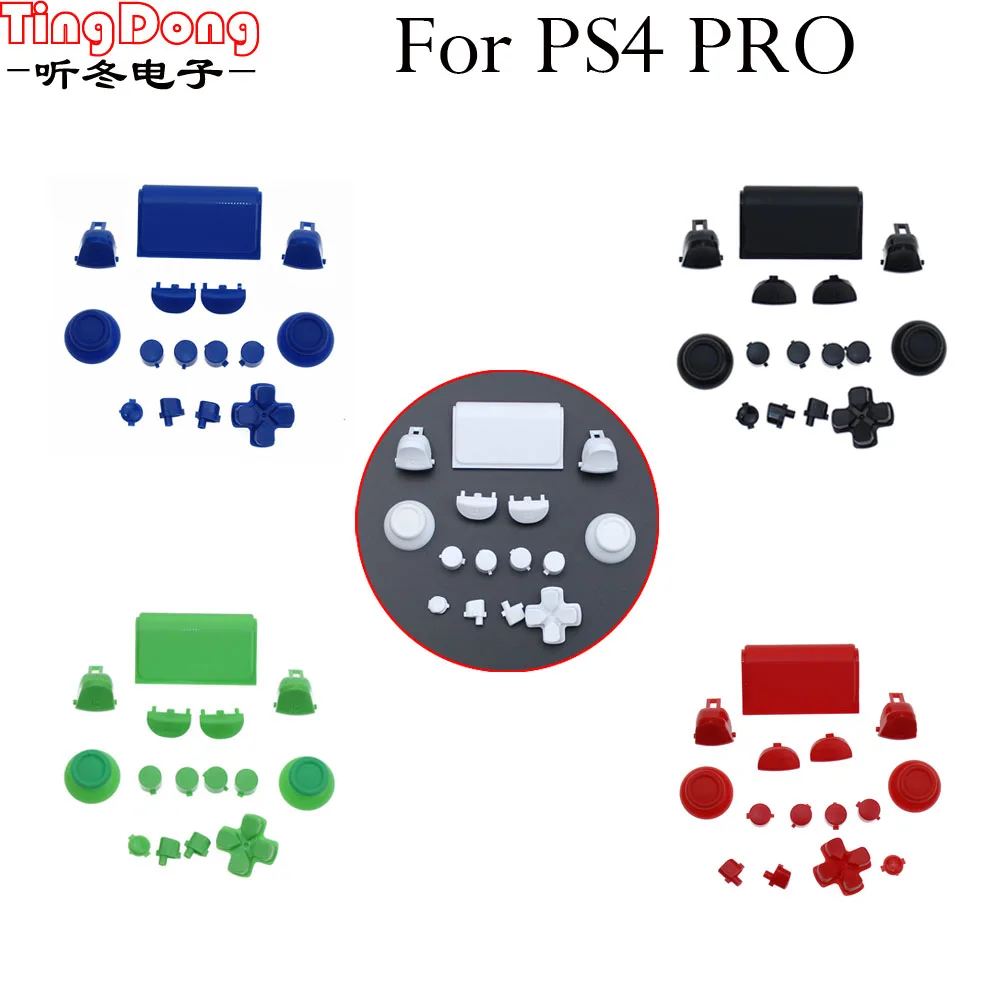 

Ting Dong Full Set Joysticks Dpad R1 L1 R2 L2 Direction Key ABXY Buttons For Sony PS4 Pro JDS040 Controller