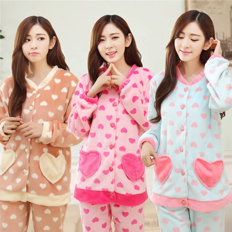 

2017 new autumn/winter maternity sleep wear and Lounge breastfeed clothing pregnancy home wear sleep warm clothing thicken dress
