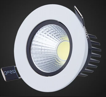 

2016 Hot sale 7W Dimmable COB lamp LED Down Light Recessed LED Ceiling Lamp Warm White Cool White 85-265V/AC