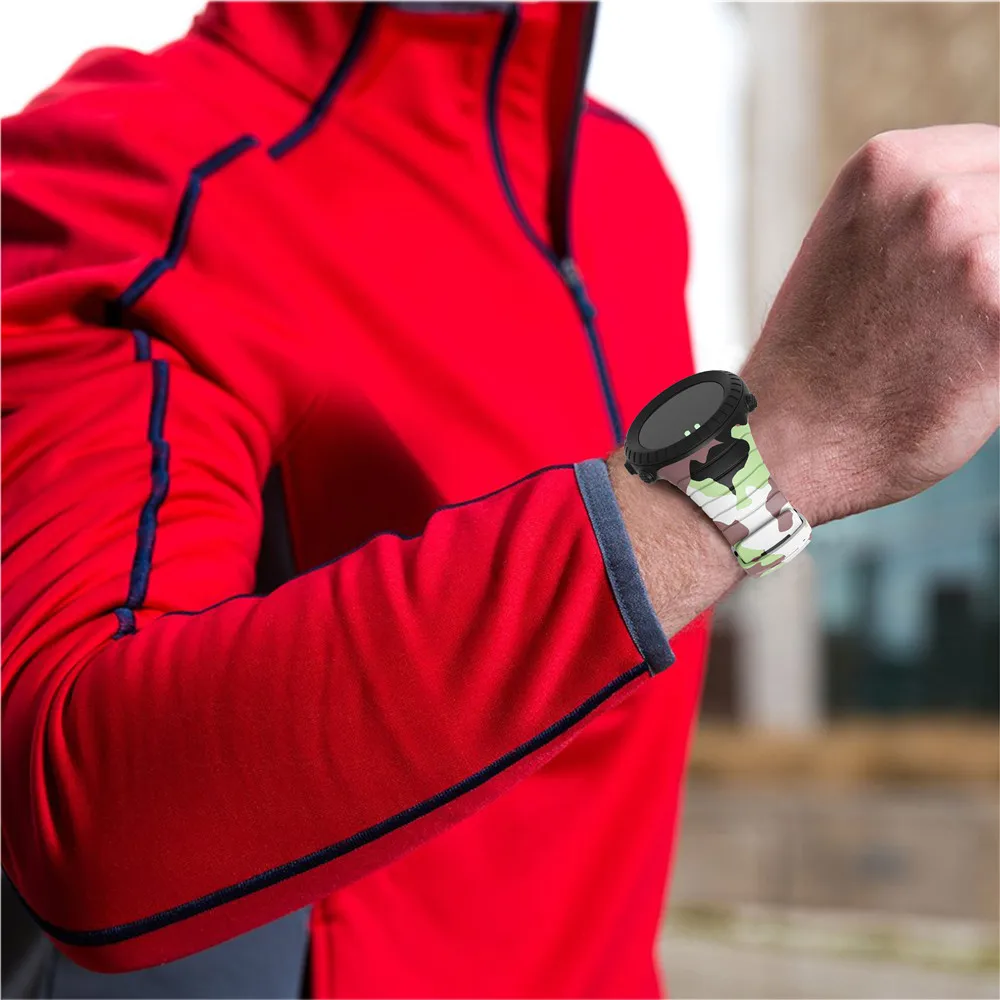 Для SUUNTO core smart watch Frontier/классический силиконовый печатный браслет сменный ремешок для SUUNTO core браслет аксессуары