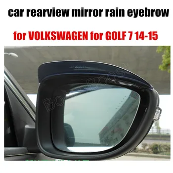 

for VOLKSWAGEN for GOLF 7 14-15 car rearview mirror rain eyebrow side mirror car accessories rain cover one pair hot sale