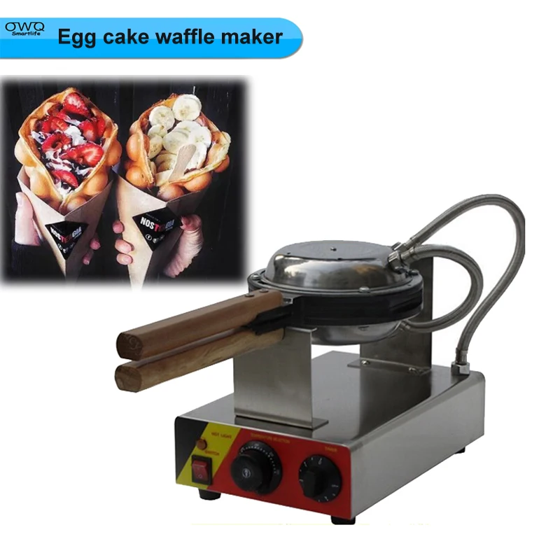 1PC 110v or 220V 1000W Electric Hong kong egg cake oven,egg cake waffle