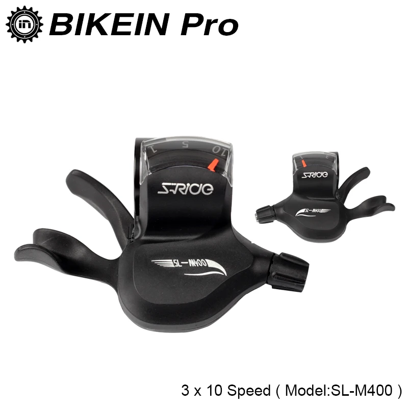 

BIKEIN Bicycle Derailleur Compatible SHIMANO Cycling Mountain Bike Trigger Shifters 3 x 10 Speed MTB Shifter Levers With Cable