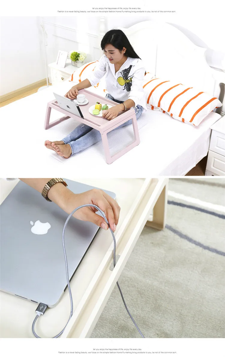 Складной стол для ноутбука, кровать, компьютерный стол, кровать, офис, еда, завтрак, игра, компьютер, артефакт, внешний вид, модный, простой, легкий ToPut