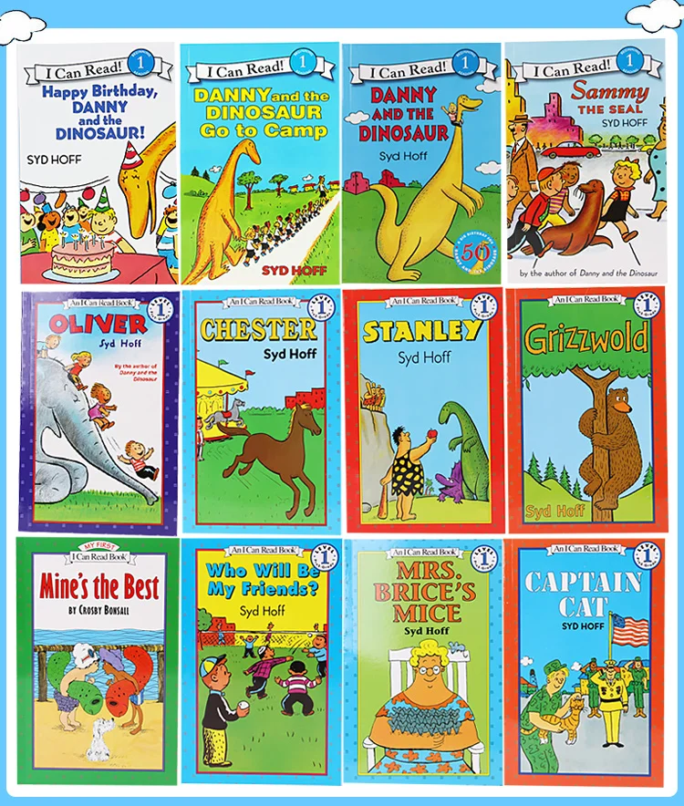 

12 books / set I Can Read series Phonics natural spelling picture English Book Children kids pocket story book Age 0-6