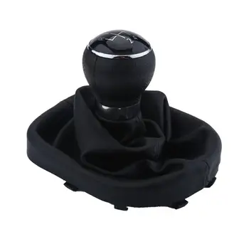 

6 Speed Car Gear Shift Knob Gearstick Gaiter Boot Kit Car Styling for VW TOURAN 2003-2010 CADDY II 2 MK2 Car Accessories