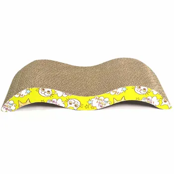 

Cat Toys Cat Scratch Board Pad Scratching Posts Kitten Corrugated Paper Pad M Shape Cats Grinding Nail Scraper Mat Mattress