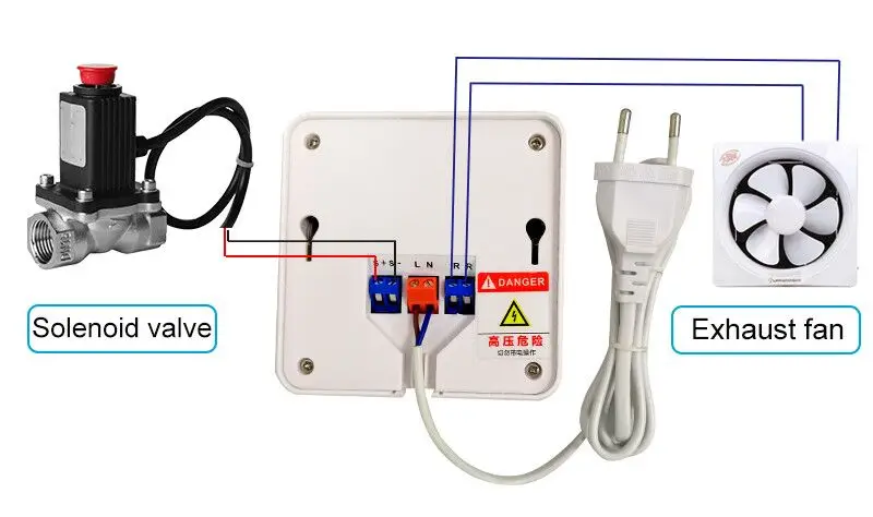 wiring connection to fan