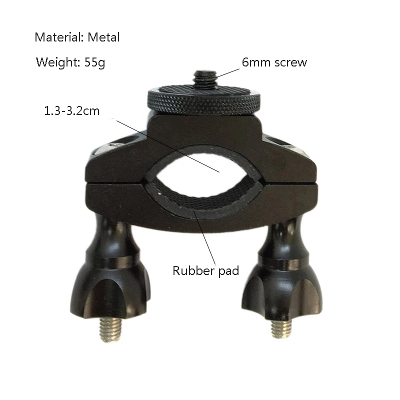 Крепление на руль велосипеда велосипедный мотоцикл алюминиевый держатель для GoPro Hero 7 6 5 4 Xiaomi Mijia 4K Xiaoyi sony x3000 Cam аксессуары