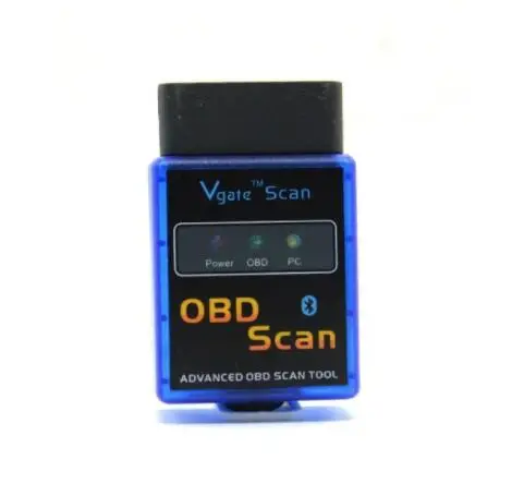 Сканер OBD 2 Mini elm327 V2.1 Bluetooth OBD2 Elm 327 BT V2.1 OBD2 автомобильный диагностический инструмент elm327 OBDII адаптер авто инструмент - Цвет: Синий
