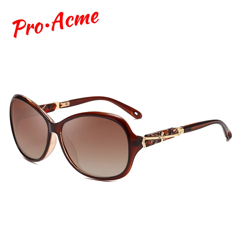 Pro Acme, роскошные дизайнерские солнцезащитные очки для женщин, поляризационные, большая оправа, женские солнцезащитные очки, оттенки для женщин, gafas de sol muje PC1215