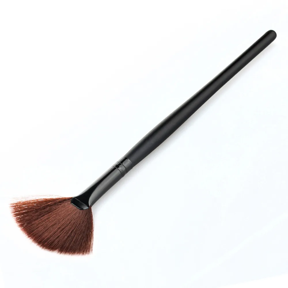 

Slim Fan Shape Powder Concealor Blending Finishing Highlighter Highlighting Makeup Brush Nail Art Brush for Makeup maquiagem