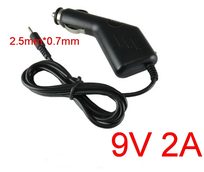 1PCS 9V2A 2.5mm x0.7mm Car Charger for Android Tablet Aoson M19 M11