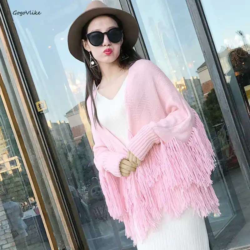 Best Price Irregular Tassel Cardigan White Women 2019 new Knitwear Batwing Sleeve Big Size Loose sweater Special Design Korean LT013S50 Best Price Irregular Tassel Cardigan White Women 2019 new Knitwear Batwing Sleeve Big Size Loose sweater Special Design Korean LT013S50