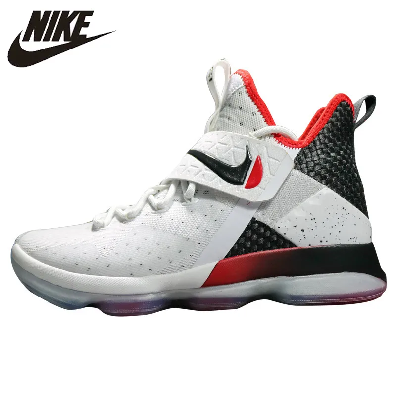 

Nike LeBron 14 Red Men's Basketball Shoes, Red/White, Shock-Absorbing Breathable Non-slip Wear Resistant 921084 600 921084 103