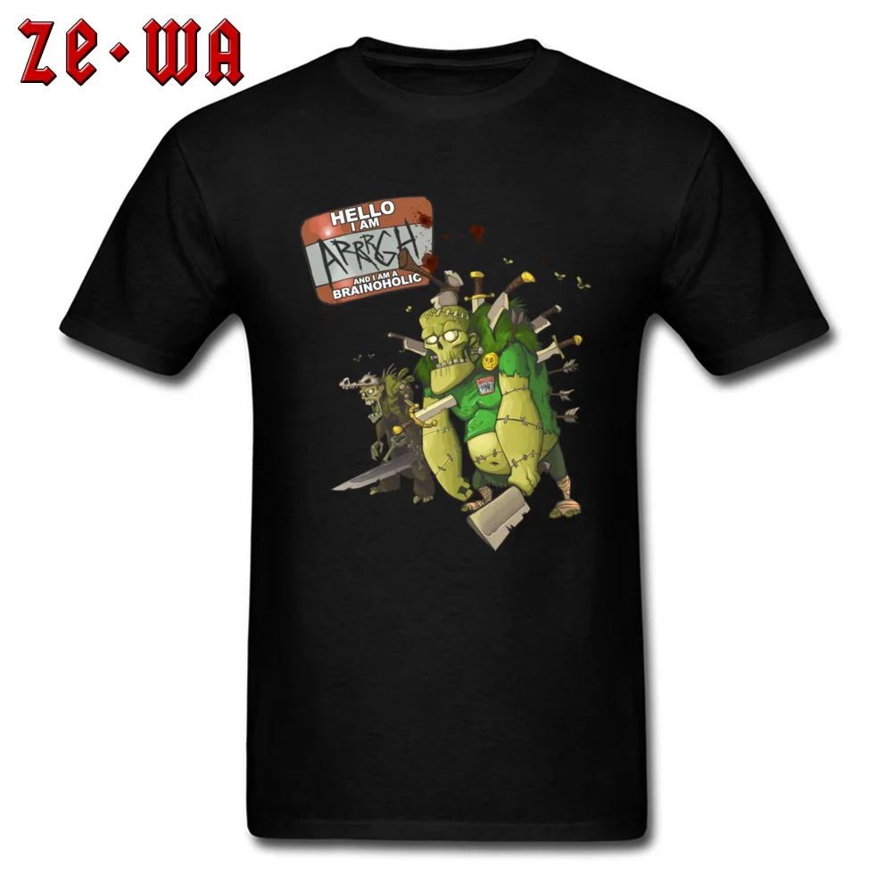 Brainoholic Casual T Shirt for Men 100% Cotton Fabric Thanksgiving Day T Shirt T-shirts Short Sleeve On Sale Round Collar Brainoholic black