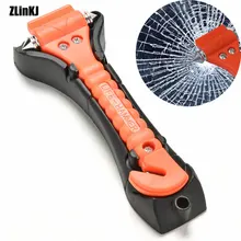 Мини автомобиль безопасности молоток спасательный аварийный молоток ремень безопасности резак Окно Стекло Выключатель автомобиль спасательный красный молоток