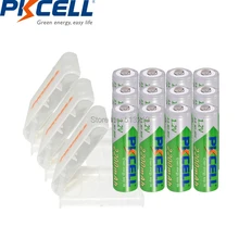 

12pcs PKCELL 1.2v NIMH battery AA rechargeable Batteries 2200mah aa LSD battery rechargeable and 3pcs AA/AAA battery holder/case