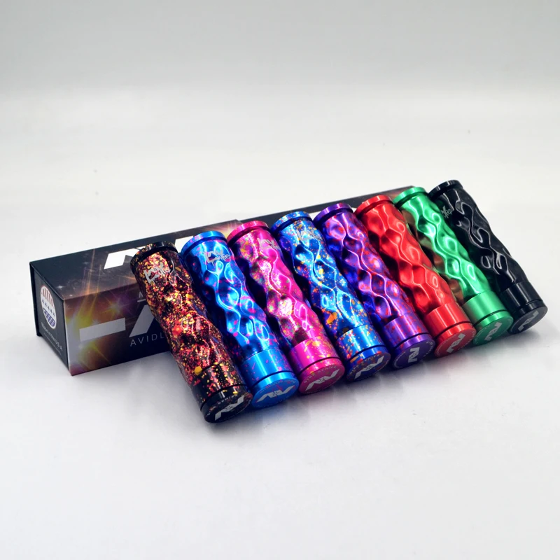 

2019 New Mechanical Mod Avidlyfe Avid lyfe AV Twistgyre Mod 18650 Battery E Cigarette 510 Thread Vape Pen Mod Brass Copper