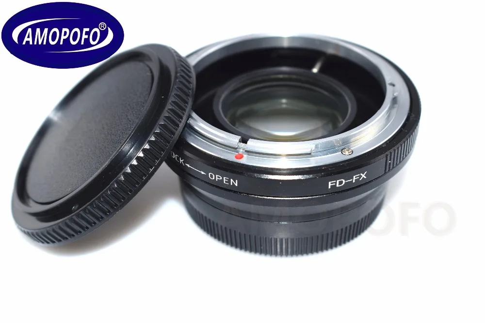 FD-FX фокусное скоростной редуктор переходник для бустера для Canon FD Крепление объектива к Fuji FX X-Pro1, X-E1, X-E2, X-M1, X-A, г-н/X-600