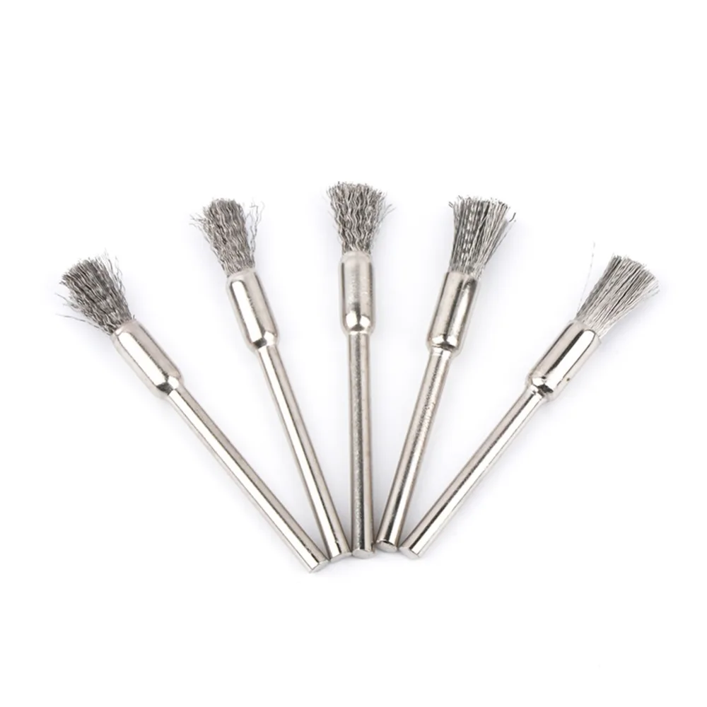 

FIXFANS 5Pcs Stainless Steel Mini Clean Brush Heating Wire Coils Cleaning Brush Vape DIY Tools for RBA RDA RTA Atomizer Tank