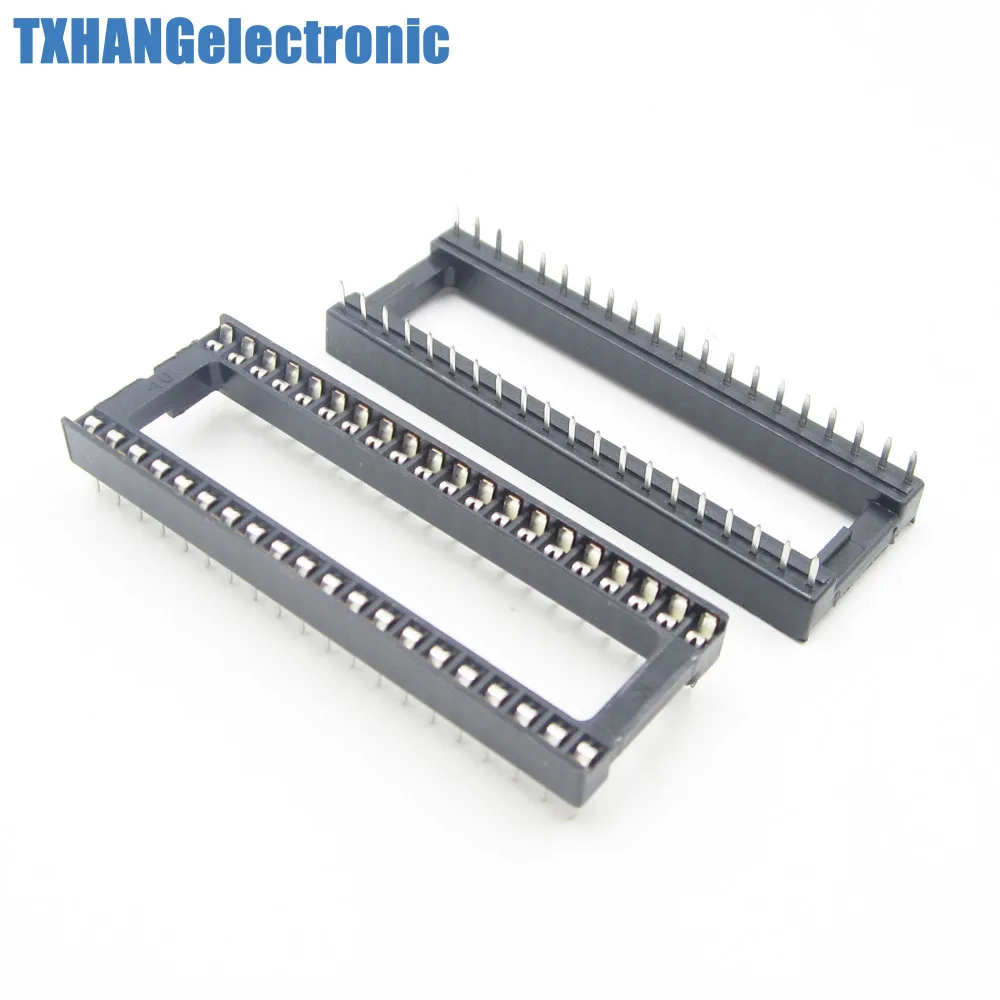 

100PCS 40 pin DIP IC Socket Adaptor Solder Type Socket Pitch Dual Wipe Contact