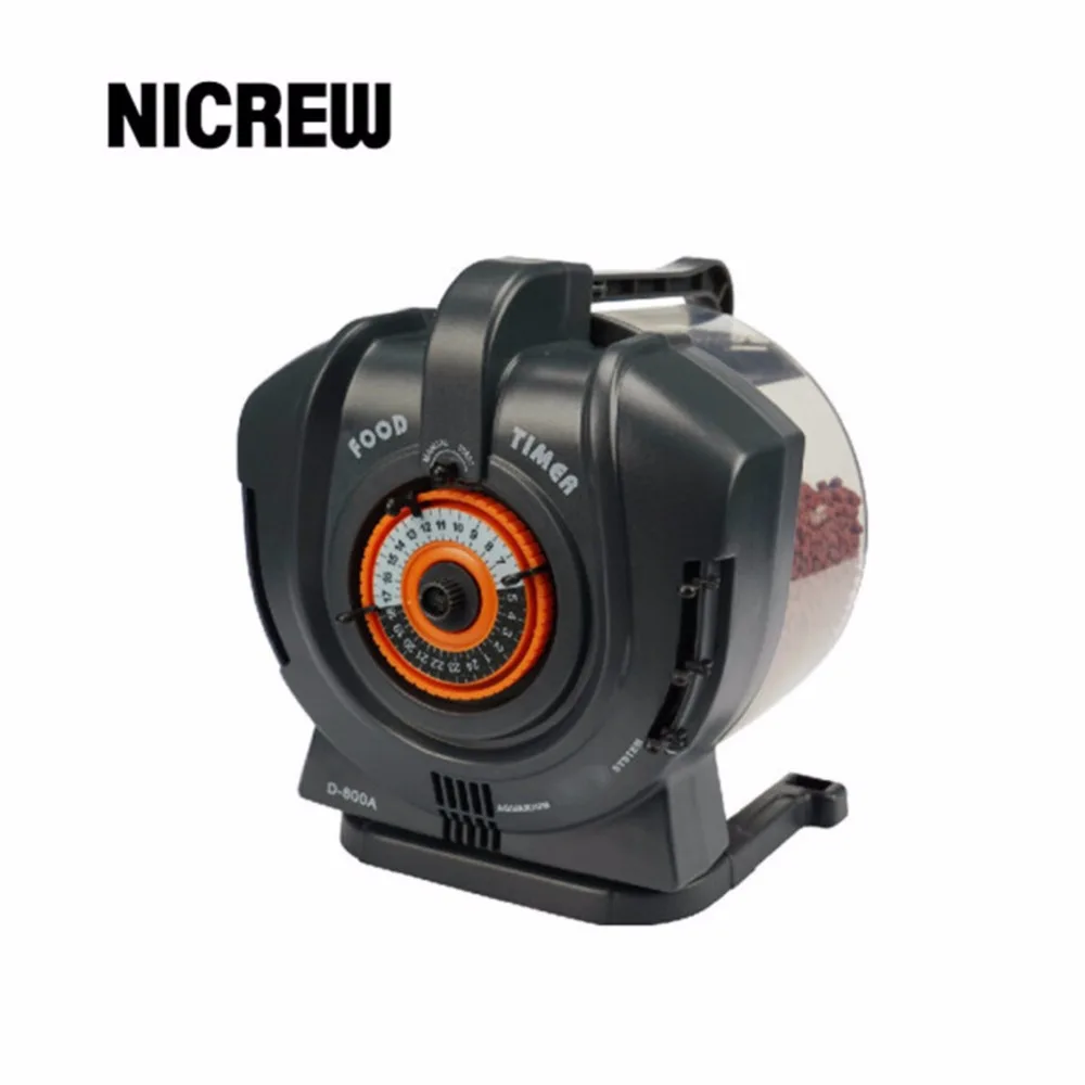 

Nicrew New Sale D-630/D-800A Digital LCD Automatic Aquarium Tank Auto Fish Feeder Timer Food Feeding For Home Free Shipping