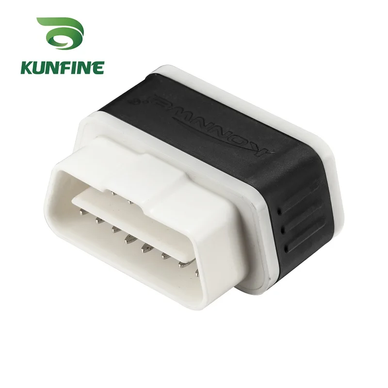 KUNFINE автомобильный iCar2 OBD2 ELM327 iCar 2 KW903 Wifi OBD 2 код сканер диагностический инструмент интерфейс для IOS iPhone iPad Android - Цвет: black white